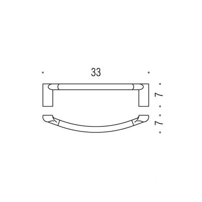 Colombo Luna Полотенцедержатель 300, цвет: хром Colombo Luna Полотенцедержатель 300, цвет: хром