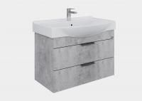 Тумба Onika Девис 80 подвесная, бетон чикаго (ум. Беверли 80)