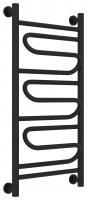 Полотенцесушитель водяной "ЭЛЕГИЯ+" 800х400 (Матовый чёрный)