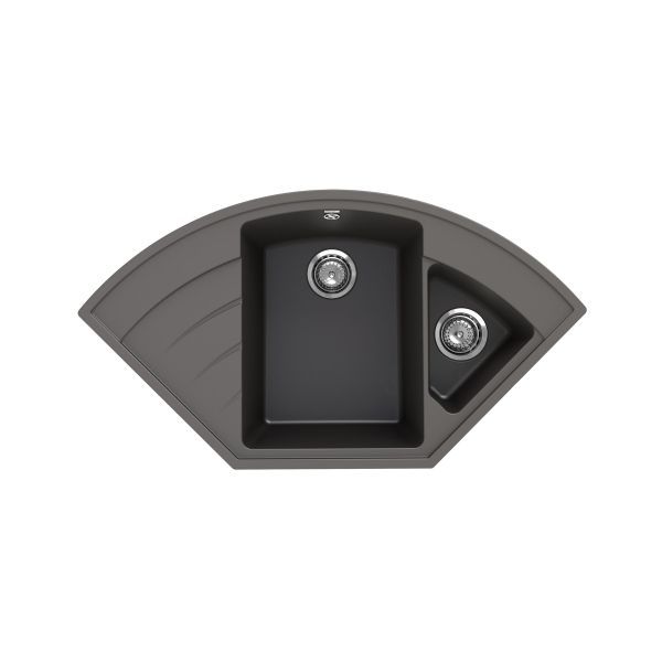 Кухонная мойка Ulgran Quartz Marta 1000-09, асфальт