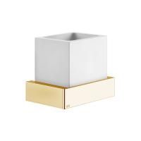 Gessi Rettangolo Стакан подвесной, цвет: Gold CCP/белый