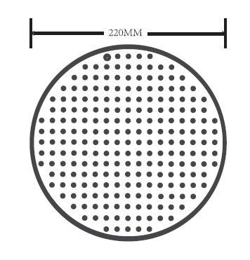 Верхний душ TS1300 ESKO, артикул TS1300