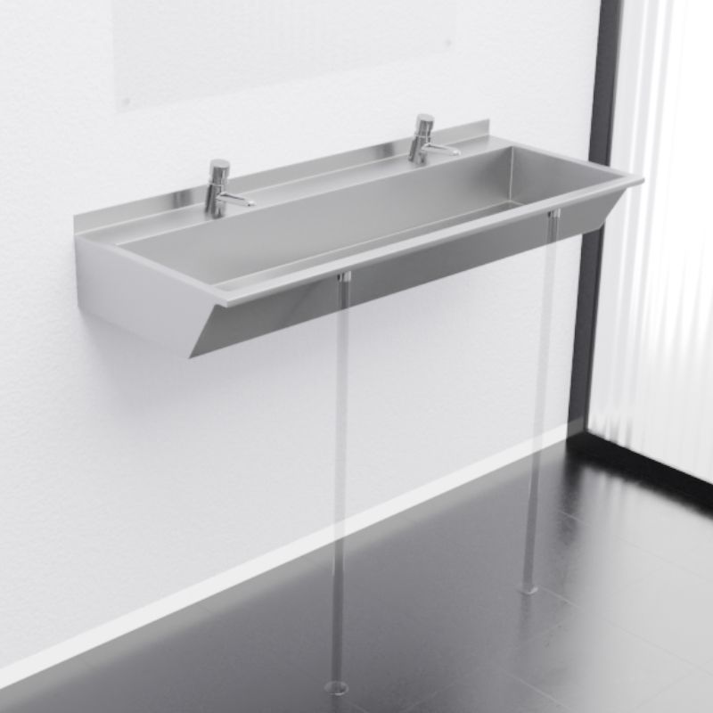 Раковина коллективная Тругор 1,0 м правая, сатин, артикул Раковина кол-ная L=1,0пра1,2