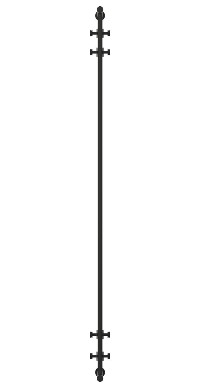 Полотенцесушитель, Сунержа, Хорда ПП, водяной, ширина, мм-98, глубина, мм-174, высота, мм-1850, межосевое расстояние-1800, подключение-вертикальное/горизонтальное, мощность, Вт-402, присоединительный размер-НР G 1/2" / НР G 3/4" (эксцентрик), материал-нер