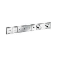 Смеситель для душа, Hansgrohe, RainSelect, тип регулирования воды-термостатический картридж, тип установки-встраиваемый, внутренняя часть-необходимо заказать, цвет-хром Смеситель для душа, Hansgrohe, RainSelect, тип регулирования воды-термостатический картридж, тип установки-встраиваемый, внутренняя часть-необходимо заказать, цвет-хром