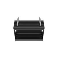 GESSI BINARIO Профиль линейный 670 мм., без подготовки под модули, цвет Black XL