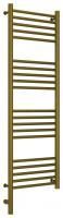 Полотенцесушитель электрический "БОГЕМА 3.0" прямая 1200х400 / МЭМ левый (Состаренная бронза)