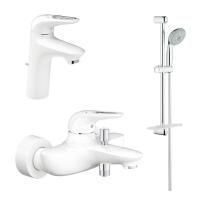 Готовый комплект для ванной комнаты GROHE Eurostyle new, белая луна (NB0019-2)