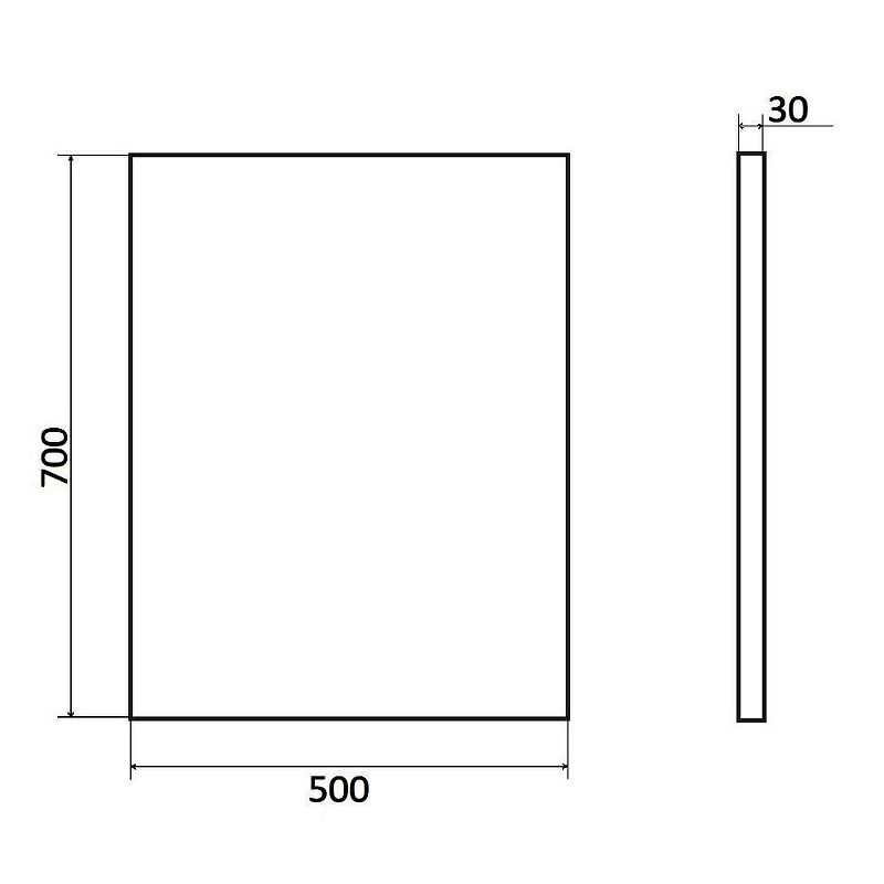 Зеркало Orange Nature 50 ON-50ZE с подсветкой с сенсорным выключателем Зеркало Orange Nature 50 ON-50ZE с подсветкой с сенсорным выключателем