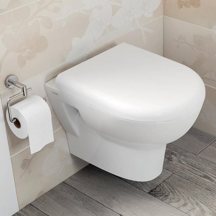 Подвесной безободковый унитаз Zentrum