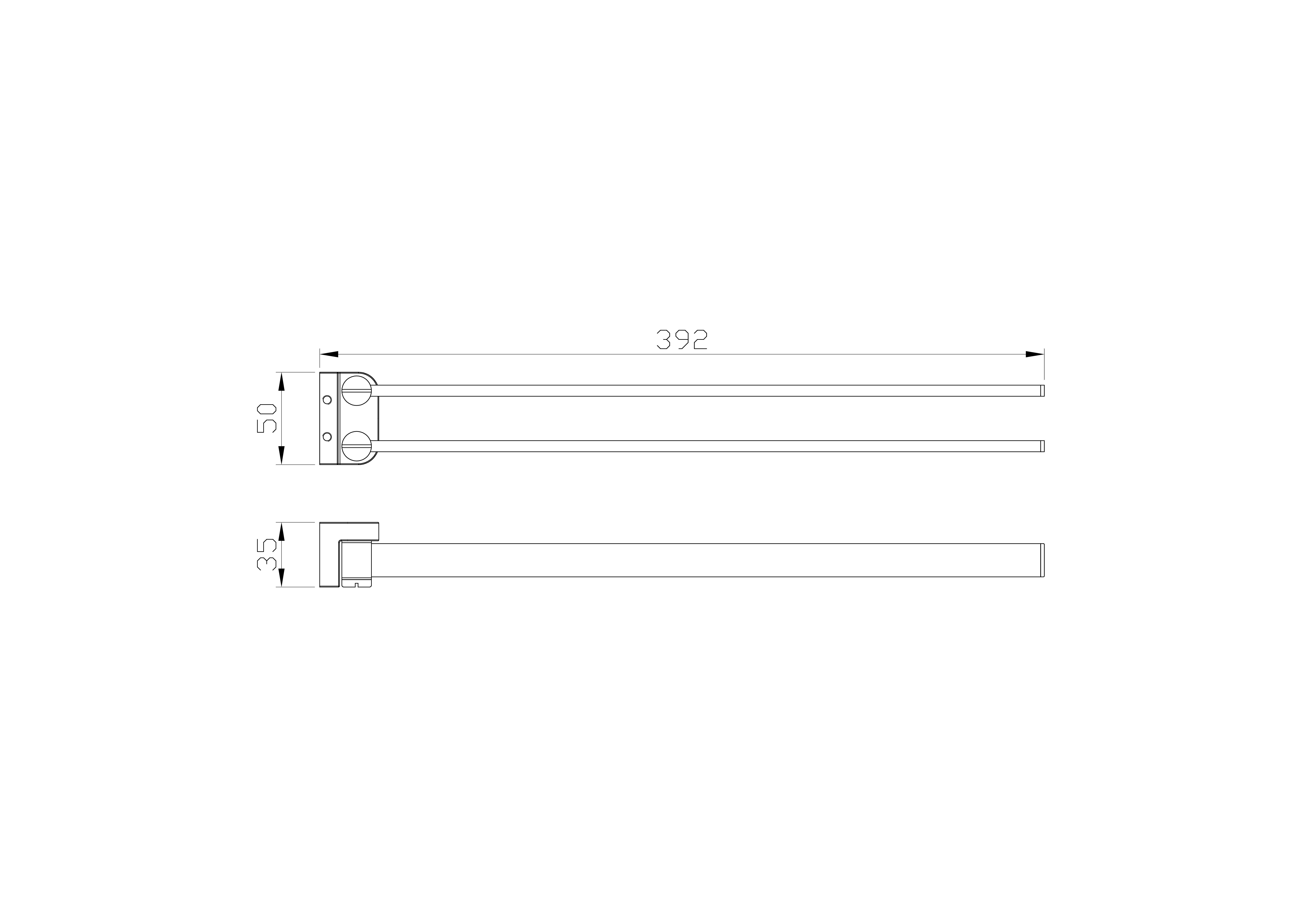 Полотенцедержатель поворотный WONZON & WOGHAND, Хром (WW-9531)