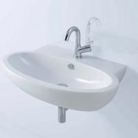 AZZURRA COMODA раковина подвесная с 1 отв. под смеситель 80х50см, цвет белый