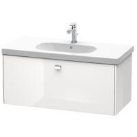 Раковина, Duravit, D-Code, ширина, мм-1050, глубина, мм-480, высота, мм-180, тип установки-подвесной/с пьедесталом, отверстия для смесителя-1, с переливом, материал-керамика, цвет-белый