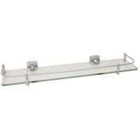 Стеклянная полка Fixsen Kvadro FX-61303В Хром Стеклянная полка Fixsen Kvadro FX-61303В Хром