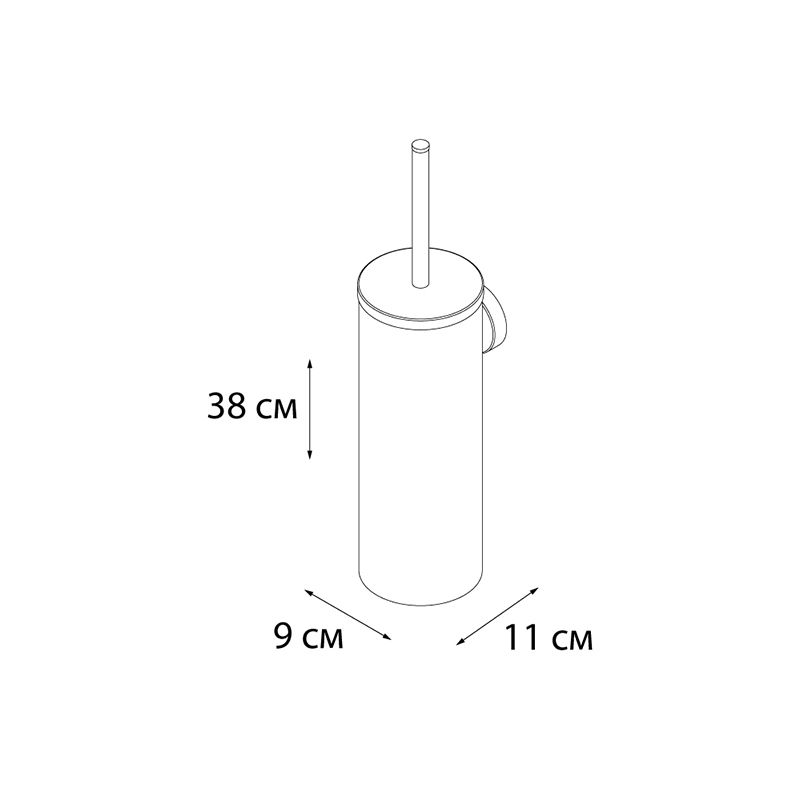 Ершик FIXSEN HOTEL FX-31013G, золотой сатин, артикул FX-31013G
