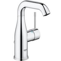 Смеситель для раковины GROHE Essence+ с цепочкой и средним изливом, хром (23480001) Смеситель для раковины GROHE Essence+ с цепочкой и средним изливом, хром (23480001)