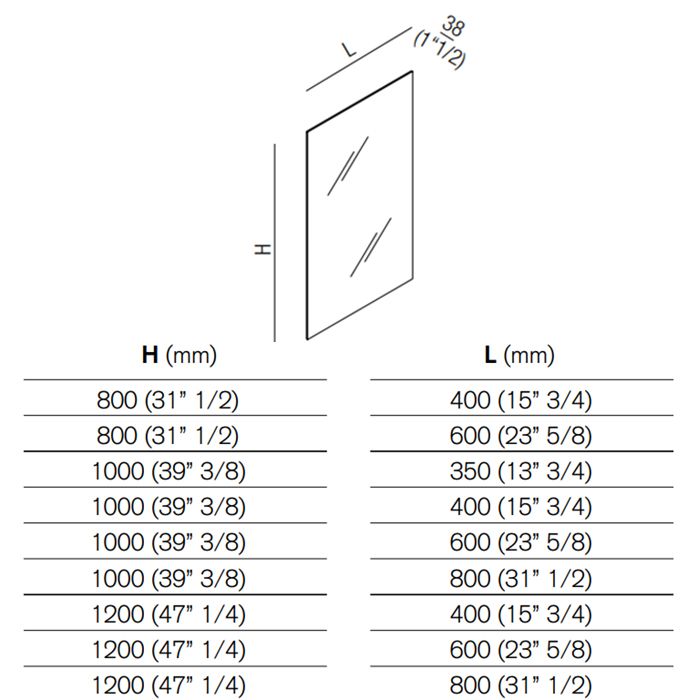 Agape Nudo LED Зеркало настенное 80x100x3.8 см с LED подсветкой Agape Nudo LED Зеркало настенное 80x100x3.8 см с LED подсветкой