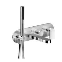 Fantini Mare Смеситель для ванны, встраиваемый, излив 200мм, с ручн.душем, (наружняя часть), цвет: хром