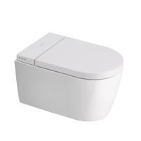Duravit Starck f Pro Compact Комплект унитаз-биде, Сиденье SensoWash #612001012000310 и унитаз Rimless #2510092000, белый