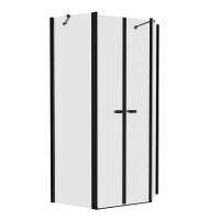 Душевое ограждение NEW TRENDY NEW SOLEO BLACK 100x80x195 K-0618 (черный)