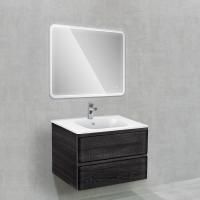 База под раковину Vico 800 подвесная, 2 выкатных ящика soft close, Carbone