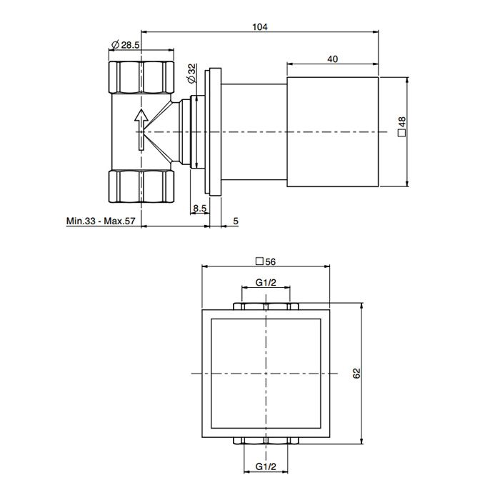 Fima Carlo Frattini Zeta Запорный вентиль 1/2", цвет: золото Fima Carlo Frattini Zeta Запорный вентиль 1/2", цвет: золото