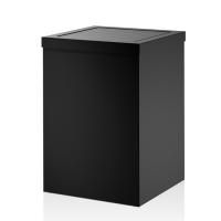 Decor Walther DW 113 Корзина для бумаги 20x20x30см, с крышкой, цвет: черный матовый Decor Walther DW 113 Корзина для бумаги 20x20x30см, с крышкой, цвет: черный матовый