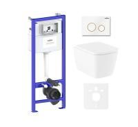 Комплект 6 в 1 Lavinia Boho Aveo Rimless 75110251, премиум с пластиковой клавишей