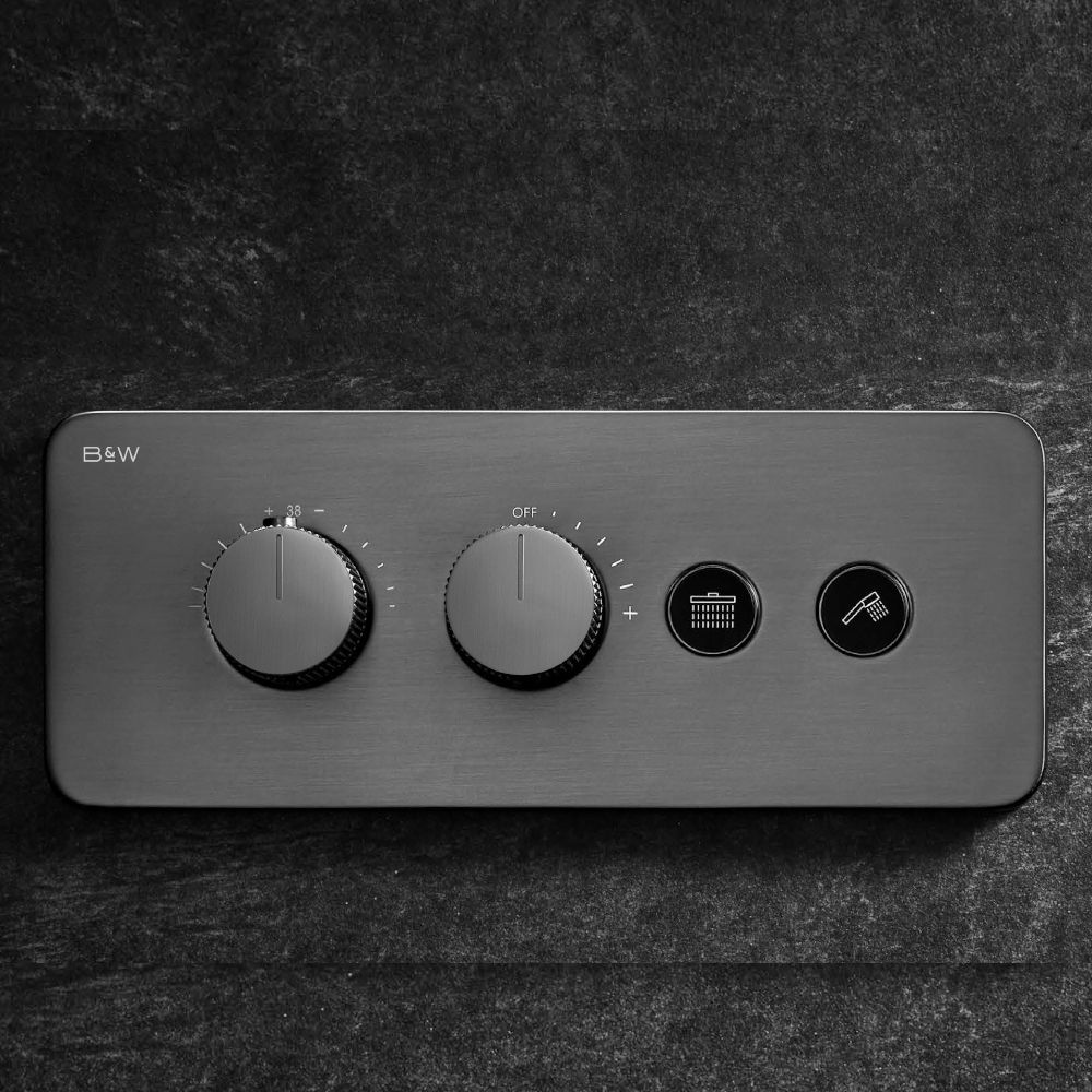 Комплект встроемого смесителя Black&White U7646GM Комплект встроемого смесителя Black&White U7646GM