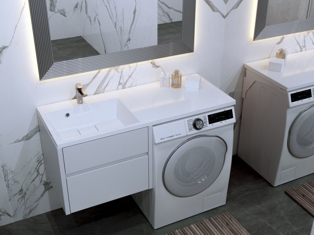 Раковина Paola Magenta 1200 L, белый, артикул Paola Magenta 1200 L