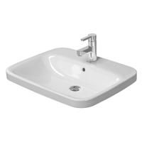 Раковина, Duravit, Durastyle, ширина, мм-615, глубина, мм-495, высота, мм-170, тип установки-встраиваемый сверху, отверстия для смесителя-1, перелив-есть, материал-керамика, цвет-белый, с плоскостью под смеситель