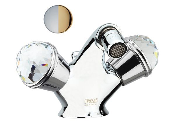 Смеситель для биде Fiore XT SKY (SWAROVSKI®) 17CO0632, хром/золото