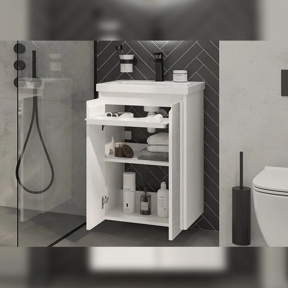 Тумба под раковину подвесная Velvex Klaufs tp.KLA.COM.50.2D, 50 см, артикул tp.KLA.COM.50.2D