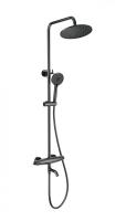 Душевая система с термостатом WONZON & WOGHAND CAPSULE, Темный графит (WW-B3031-A1-BGG)