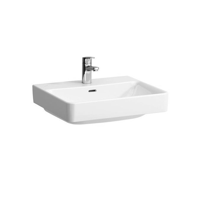 LAUFEN PRO S Раковина 600х465х95 мм., подвесная, с 1 отверстием для смесит, с переливом, цвет белый, артикул 8.1096.3.000.104.1