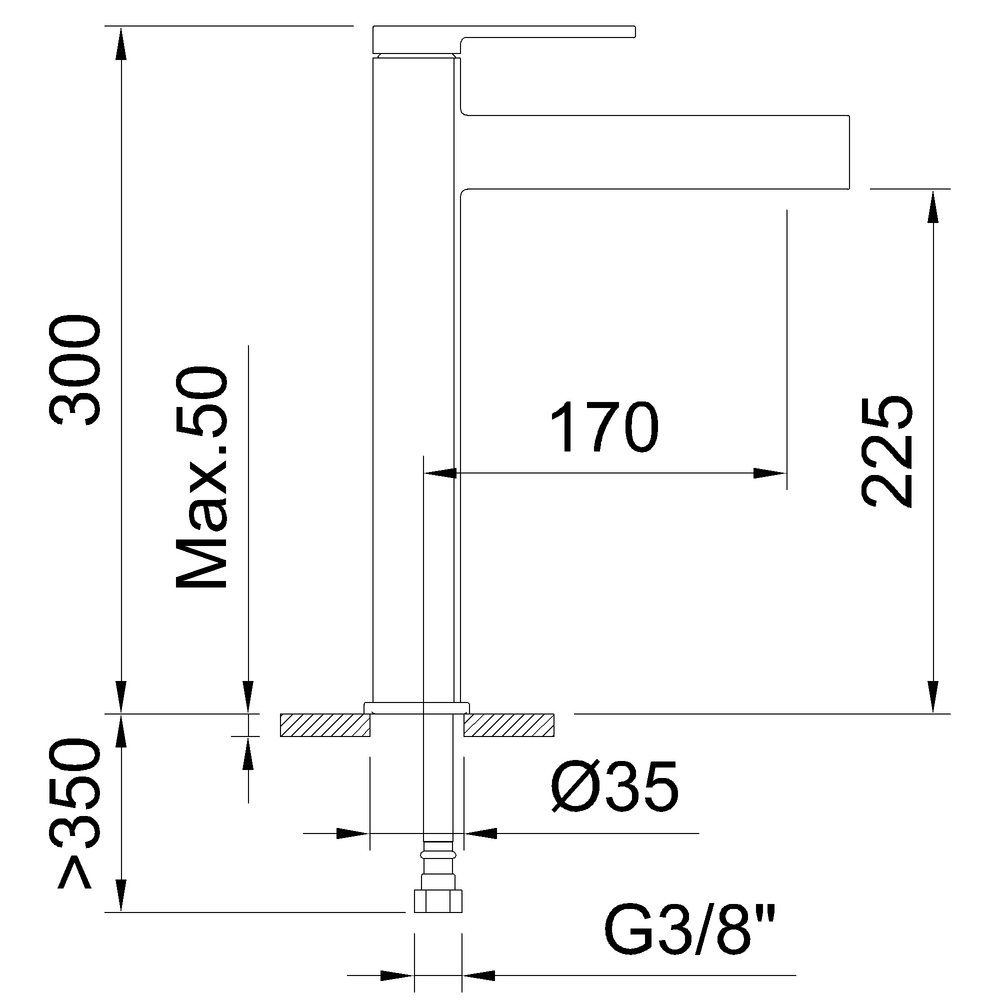Смеситель Clever VELVET II 61946 для раковины