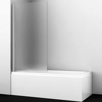 Berkel 48P01-80L Matt glass Стеклянная шторка на ванну, одностворчатая, левосторонняя, матовое стекло