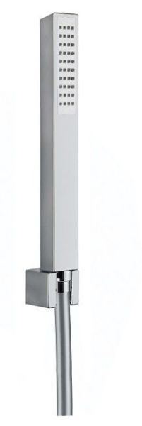 Fiore Shower, набор для душа: 1-режимный ручной душ, шланг 150 см, держатель ручного душа, цвет хром