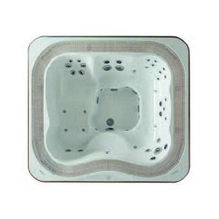 JACUZZI PROFILE Минибассейн 2350х2110х930 мм., встраиваемый, с переливной решеткой, комплектация BASE, цвет Platinum JACUZZI PROFILE Минибассейн 2350х2110х930 мм., встраиваемый, с переливной решеткой, комплектация BASE, цвет Platinum