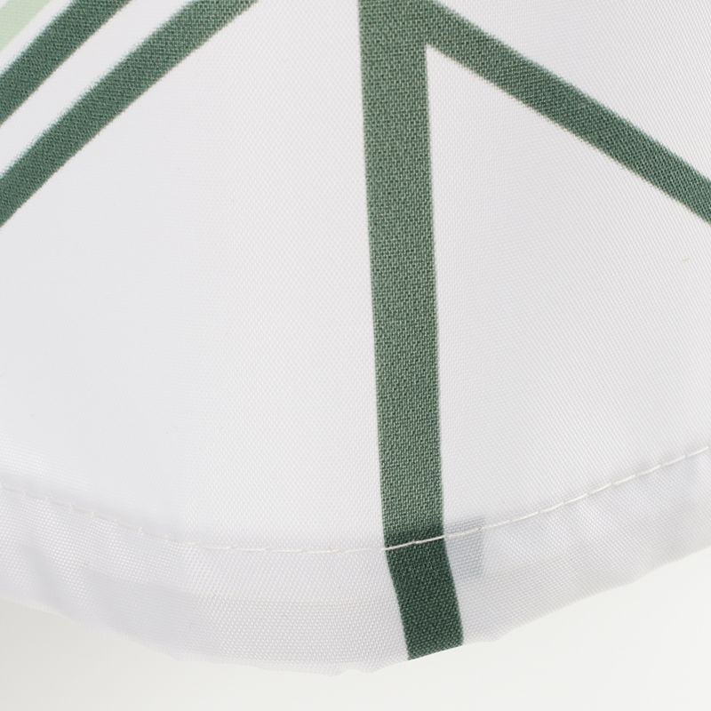 Штора для ванной комнаты FIXSEN DESIGN FX-1510, белый/зеленый, артикул FX-1510