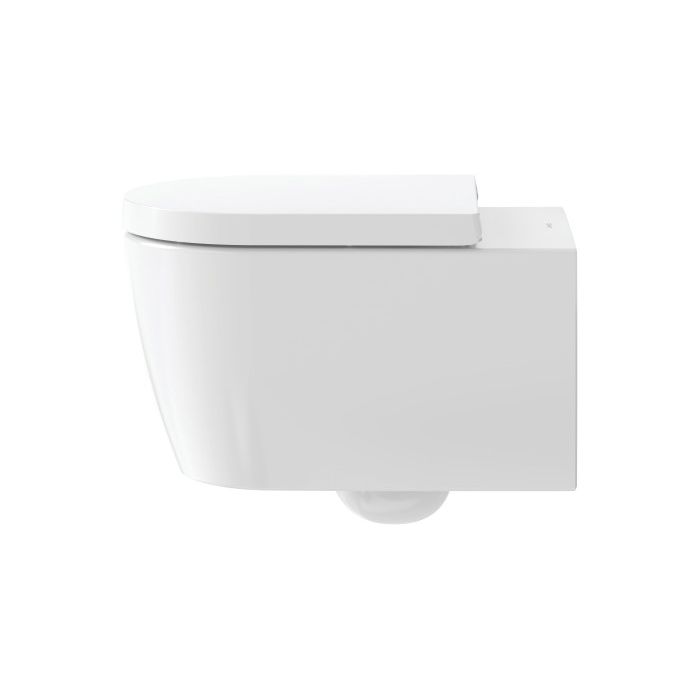 Сиденье для унитаза, Duravit, ME by Starck, с крышкой, ширина, мм-370, глубина, мм-440, высота, мм-30, тип шарниров-SoftClose, материал шарниров-нержавеющая сталь, цвет шарниров-хром, цвет-белый, артикул 0020090000