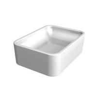 Мыльница, Bertocci, Cento, ширина, мм-120, глубина, мм-100, высота, мм-40, тип установки-настенный, материал мыльницы-керамика белая, цвет-хром