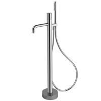 Fima Carlo Frattini Spillo Tech Смеситель для ванны, напольный, с ручным душем, цвет: хром