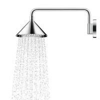 AX ShowerCollection Верхний душ 240, Ø 279мм, 2 jet с держателем, настенный монтаж, дизайн Front, цвет: хром