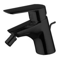 Fima Carlo Frattini Spot Смеситель для биде, на 1 отв., с донным клапано, цвет: чёрный матовый