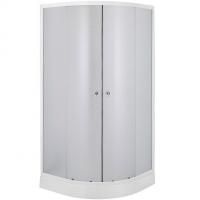 Душевой уголок Niagara NG-003 80x80 с поддоном профиль Хром стекло матовое