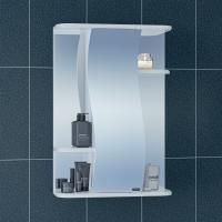 Зеркальный шкаф СаНта Лира 50 101050, цвет белый