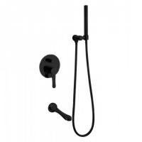 Bongio O'Clock Green Смеситель для ванны, цвет черный матовый