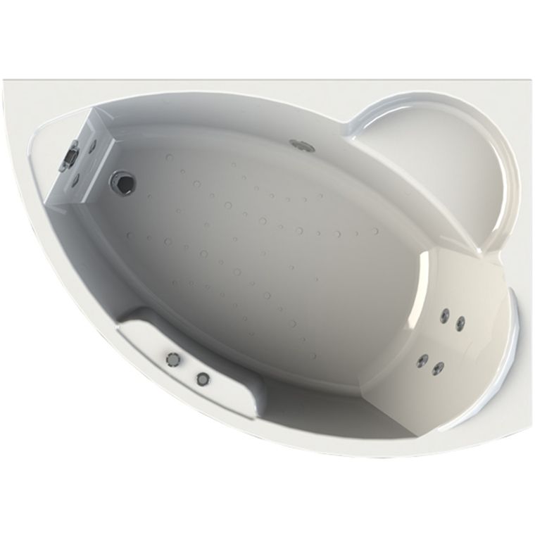 Акриловая ванна Radomir Wachter Алари 168x120 форсунки Белые L с гидромассажем