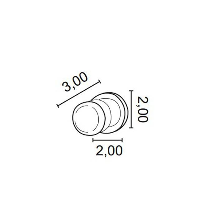 ALL.PE Hotel крючок, хром ALL.PE Hotel крючок, хром